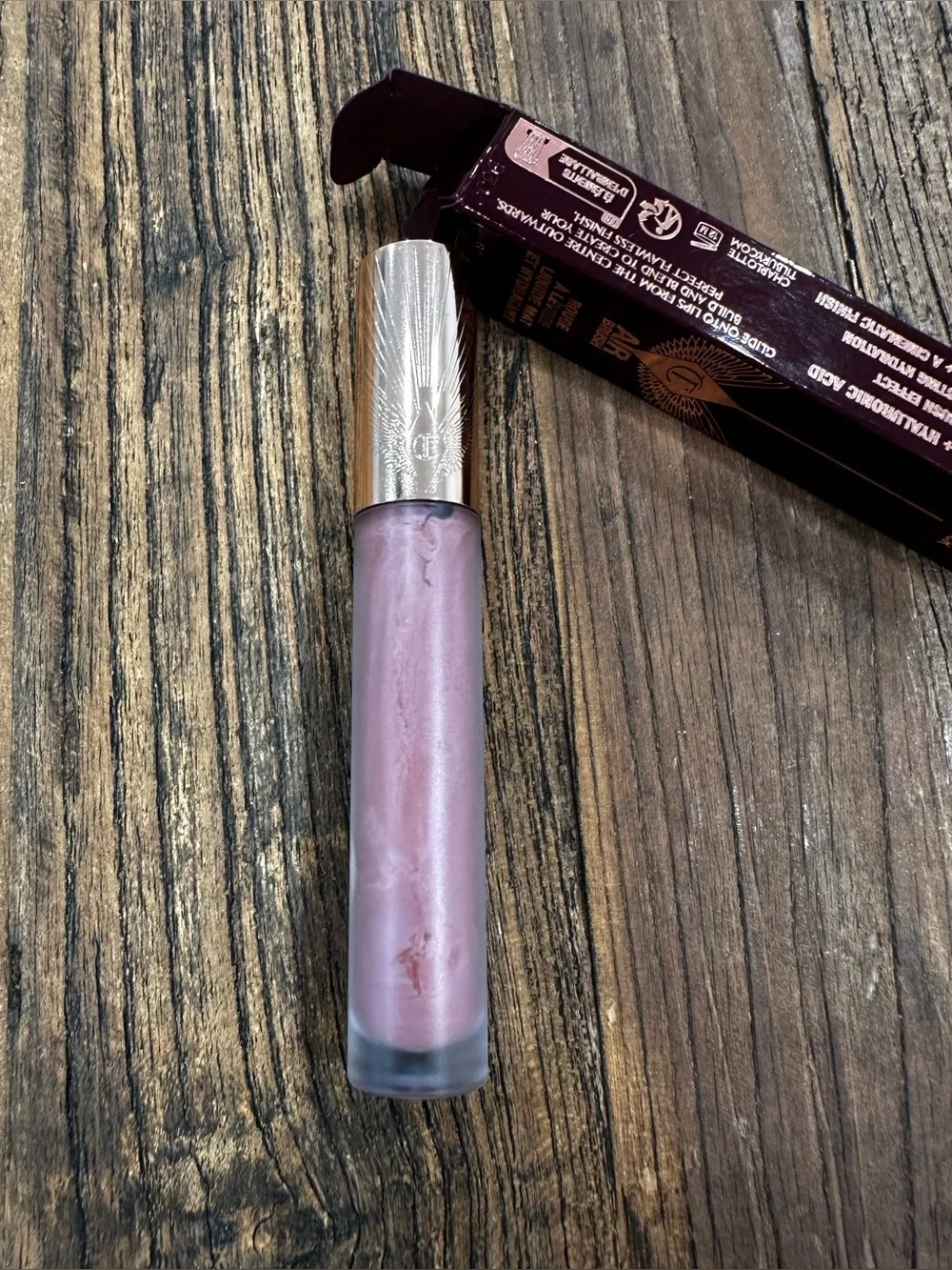 Charlotte Tilbury Airbrush Lip Blur Liquid Lipstick - Deep Burgundy Box